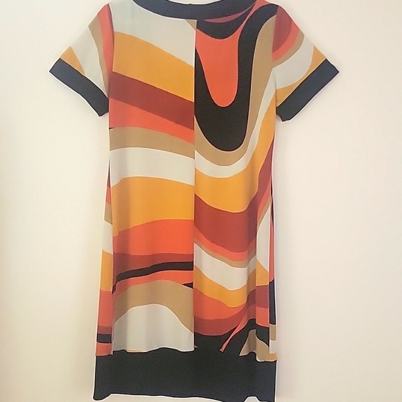 Tiana B. Colorful Abstract Short Sleeve Dress - Picture 8 of 10